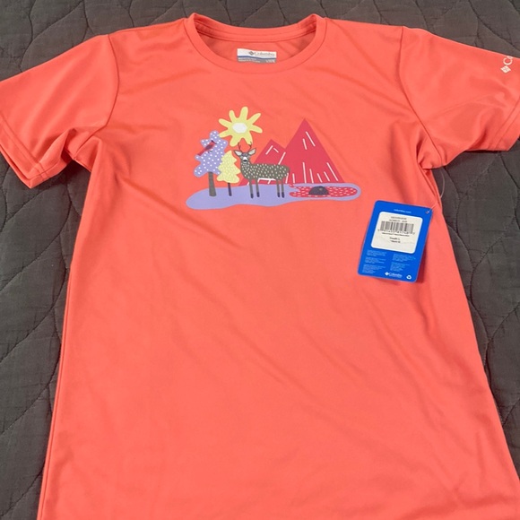 Columbia Girls Omni-Shade Top-Size L (14/16)-NWT - Picture 1 of 5
